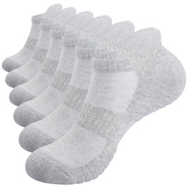 TANSTC Mens Socks,6 Pairs Low Running Socks,Breathable Anti-Blister Tab Socks