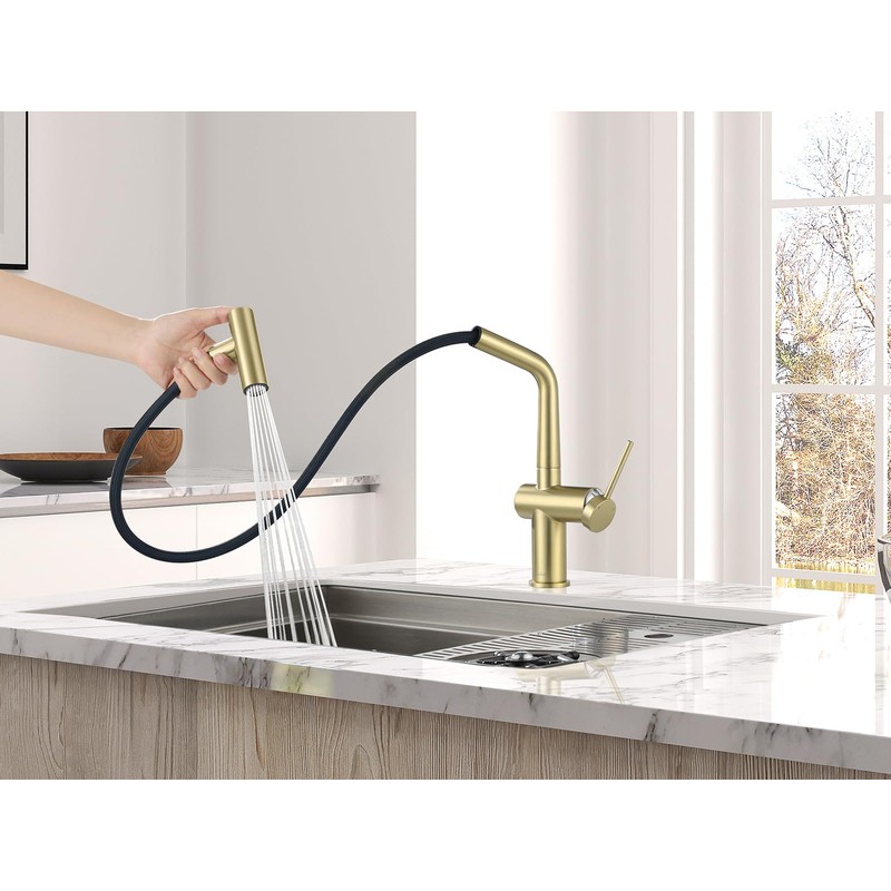 AguaStella AS06CB Champagne Bronze Bar Faucet or Prep Kitchen Sink