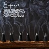 50 Unscented Charcoal Incense Cones 1" TOPFLOW - 100% Natural