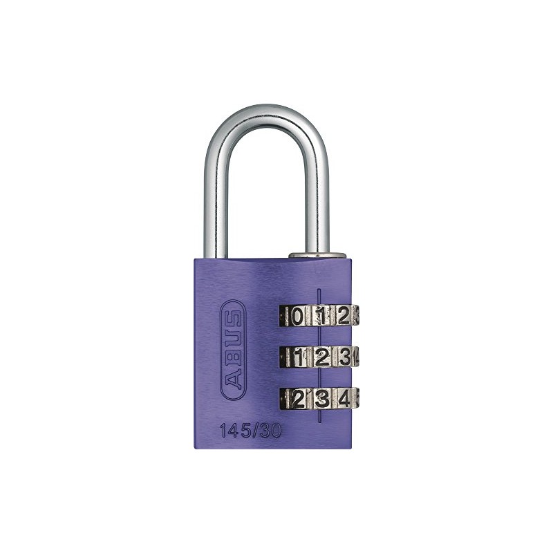 ABUS - 145/30 30mm Violet kombination aus Aluminium Vorhängeschloss 46582