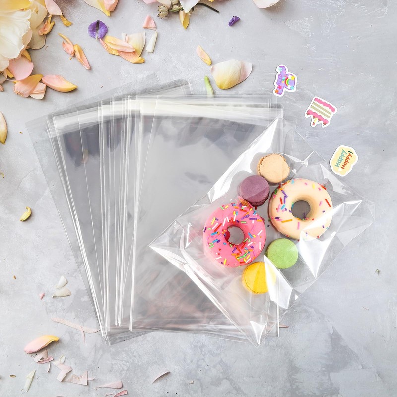 Nobranded 100 pcs Clear 6" x 9" Self Seal Cello