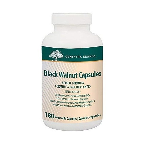 Genestra Black Walnut Capsules, 180 Capsules