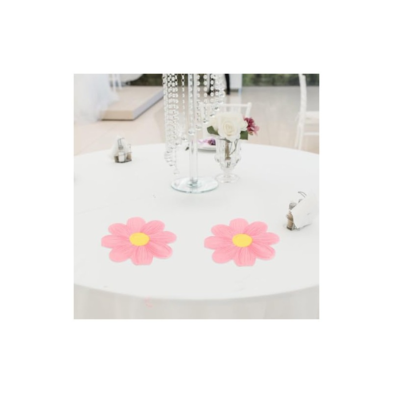 iplusmile Servilletas Rosas Decoradas Con DiseñO De Flor De Margarita
