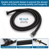 POP SANITARYWARE All Metal Matte Black Handheld Shower Head, Luxury