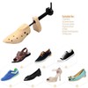 Pestor Unisex Professional Shoe Stretcher,4-Way Wood Shoe Shaper, Wooden Shoe