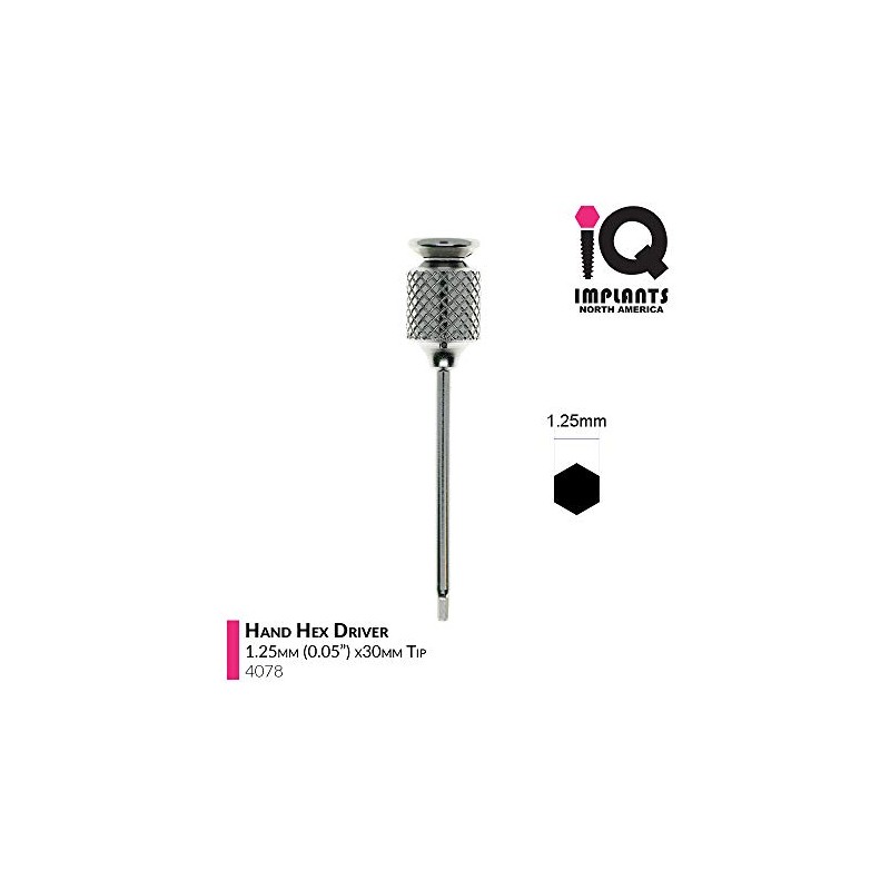Hand Hex Driver, 1.25mm x30mm