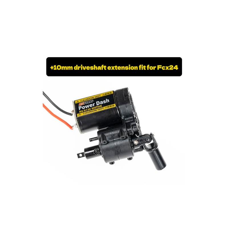 RampCrab +10mm Drive Shaft Extenders for SCX24, FCX24, 10 Pcs