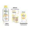 Kit Garnier Express Aclara Agua Micelar+Serum+Protector Solar