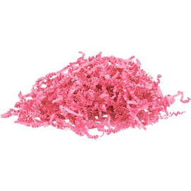 JAM Paper Crinkle Cut Shred Tissue Paper - 2 oz - Hot Pink - Sold Individually