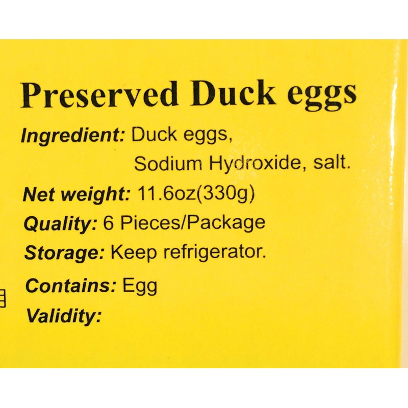 Tai Wan Preserved Duck Eggs 11.6 Oz