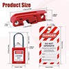Circuit Breaker Lockout Device for 110-240V Standard Single/Double Toggle Electrical