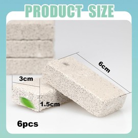 XURJUMI Hamster Molar Stone 6stk Mineral Zähne Schleifstein Kaninchen Calcium Kauspielzeug Kleintiere Zahnschleifer Für Chinchilla Ratten