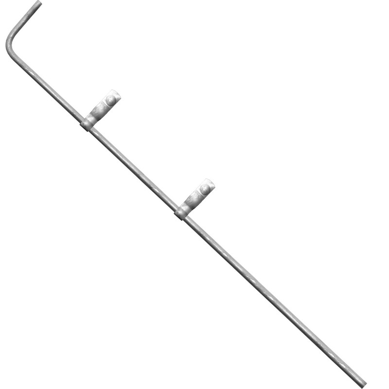 Chain Link Gate Cane Bolt (Single or Double Gate) 1-3/8"