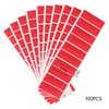RLSYM 100Pcs Tamper Evident Security Labels 1x3 inch Spanish Warning