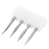 4Pcs VShaped Carving Cutter 2Edged Engraving Bit 4x0.3x15°/4x0.3x20°/4x0.3x25°/4x0.3x30°