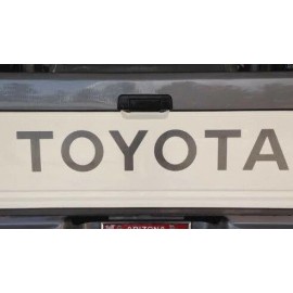 Toyota 90 - 96 TOYOTA TAILGATE SILVER Vinyl Decal Sticker Emblem Logo Graphic 31"