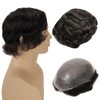 100% Density 0.06mm Thin Skin Toupee Hair for Men 8x10