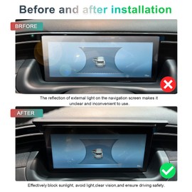 GAFAT Hyundαi Tucson NX4 2021-2024 2025 Car Sun Shade for Virtual Cockpit, Tucson 2023 2022 Sun Visor Cover, Anti-Glare