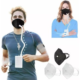 Aurora Personal Wearable Air Purifiers HEPA Filter & Mask. Personal Wearable Air Purifier, Reusable Protective With HEPA Filter & Mask.