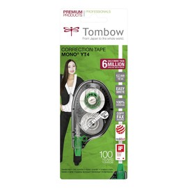3 x Tombow CT-YT4 Correction Roller, Side Roll, 4.2 mm x 10 m