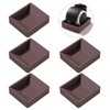 VooGenzek 5 Pieces 5.9 x 6.4 cm Rubber Furniture Castors