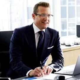 Missfive 2-Pack Men Premium Multifocus Reading Glasses Blue Light Blocking, Progressive Metal Frame with No Broken Spring Hinge(for Mid-Near Workspace, 2.5x)