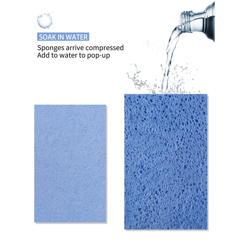 Cleaning Sponges Bulk Sponges, 8 Pack Pop Up Large Size