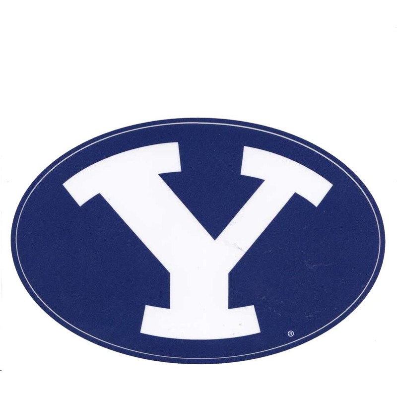 BYU Cougars Logo Decal - 14" x 11"