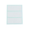 Uniname Blank Cotton Labels, 6 Pieces, 2.6 x 1.1 inches