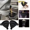 Samcos Mini Folding Funnel Set, Black, Silica Gel Funnel, Water