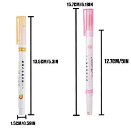 ZORRA 6PCS Highlighters Pens, 6 Colors Flair Pens Curve Highlighter Pen Set, Highlighters Flair Pens That Make Patterns for Writing Drawing Office School Supplies