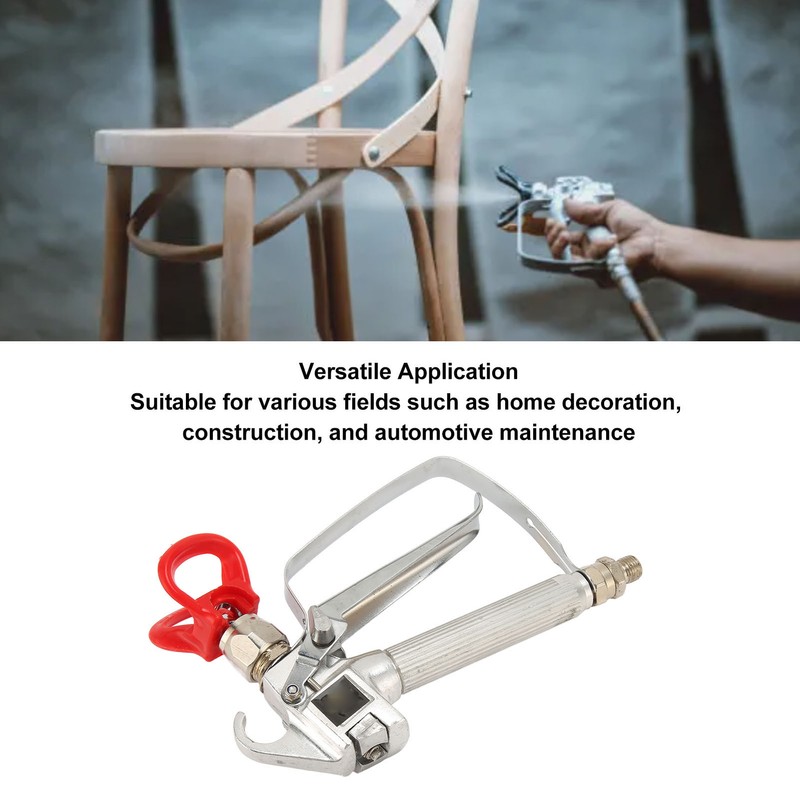 Airless Paint Spray Gun Aluminum Alloy High Efficiency Latex Paint