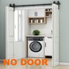 CCJH 6FT/72'' Bi-Folding Barn Door Hardware Sliding Track kit Heavy