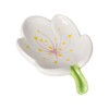 Flower Soap Dish Ceramic, Soap Dish with Drain, Creative Soaps