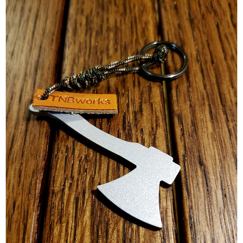 TNBworks My Axe Key Chain Key Ring, Silver