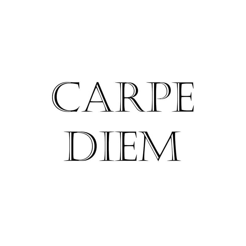 CafePress Carpe Diem Oval Car Bumper Sticker