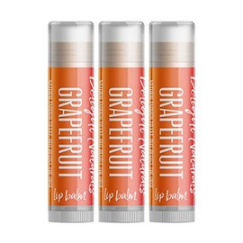 Delight Naturals Grapefruit Lip Balm - Set of Three