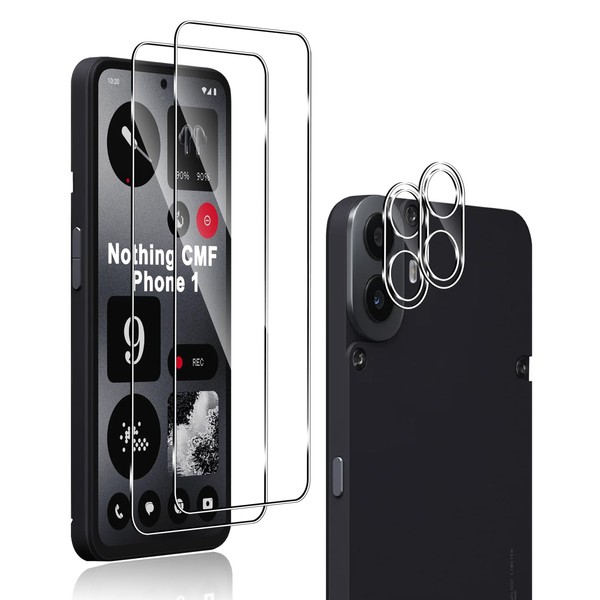 QULLOO Tempered Glass Screen Protector for Nothing CMF Phone 1,