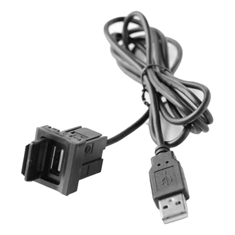 Usb Para Coche Con Cubierta Antipolvo, Panel De Extensión Us