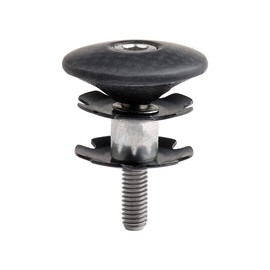 Yaruijia Bicycle Headset Carbon Fiber Top Cap Star Nut Titanium Bolt for Fork 1-1/8 Inch (Matte,Titanium)