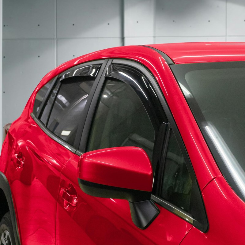 Voron Glass in-Channel Extra Durable Rain Guards for Subaru Impreza