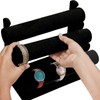 AIMALL 3 Tiers Jewelry Bracelet Watch Display Holder Stand Showcase