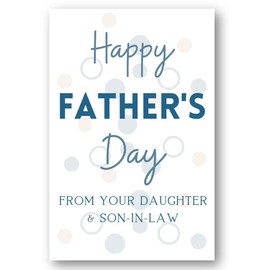 Second Ave Happy Father's Day Card From Daughter & Son in Law