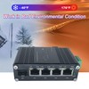 Industrial 5-Port Switch Gigabit PoE+ Ethernet Switch 4 Ports 120W