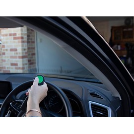 Merlin M842RS Two Button Keyring Garage Remote for Legacy Door Opener - Controls Up to 2 Doors, with 1-Year Warranty - Green & Black