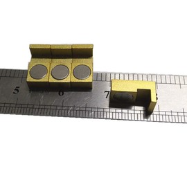 Magnetic Parallel Keepers, Holders. Vise, CNC,Kurt,Machinist Tools (Gold)