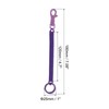 [PATIKIL] Retractable Coil Spring Keychain Anti-lost Keychain Holder Lanyard Cord