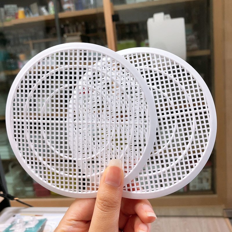 Catelves Pack of 2 Shower Strainer Hair Catcher Shower Drain