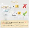 DiCUNO 6W MR16 LED Bulbs, 850LM 70W Halogen Equivalent, GU5.3