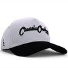 Classic Cowboy The Formal Adjustable Snapback Hat White/Black